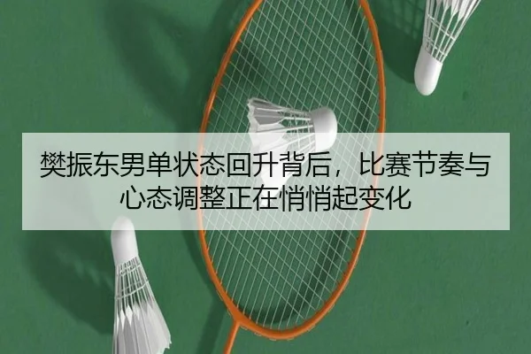 樊振东男单状态回升背后，比赛节奏与心态调整正在悄悄起变化